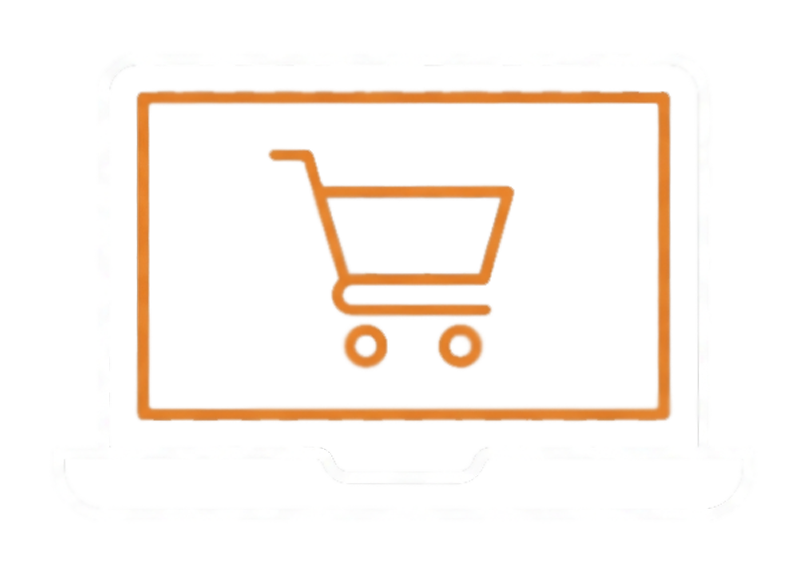 Ikona tworzenia responsywnych stron internetowych i sklepów e-commerce